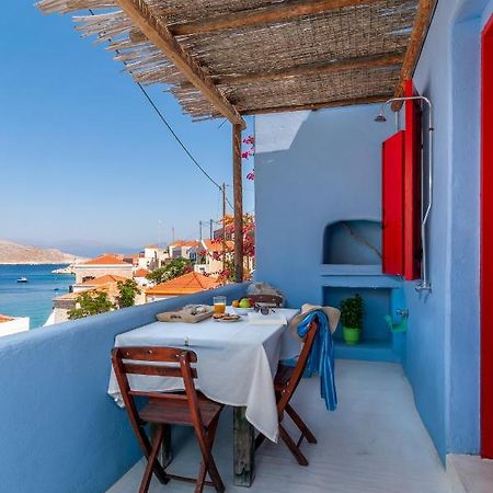 Atlantis Houses Chalki Town Exterior photo