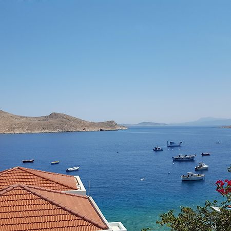 Atlantis Houses Chalki Town Exterior photo