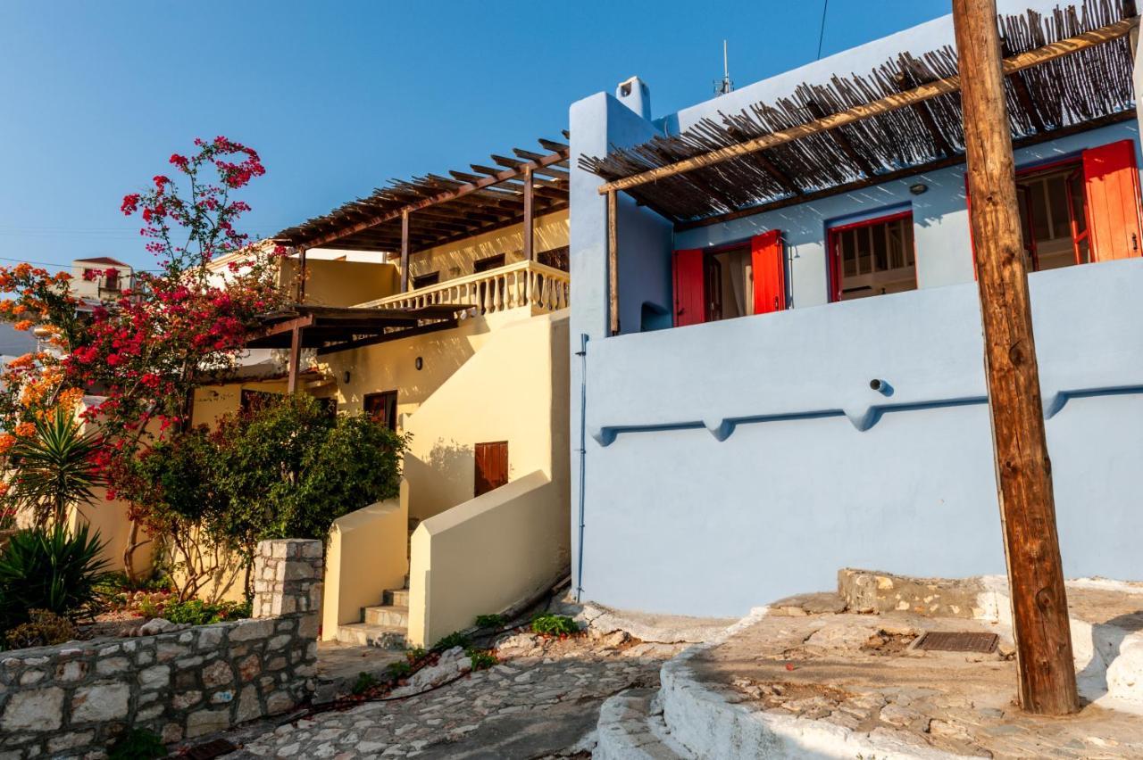 Atlantis Houses Chalki Town Exterior photo