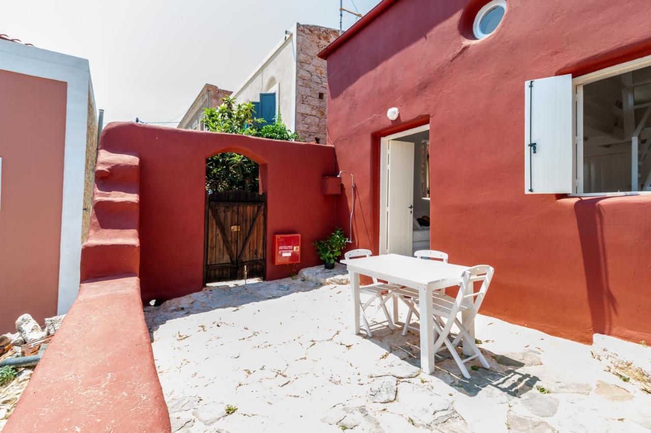 Atlantis Houses Chalki Town Exterior photo