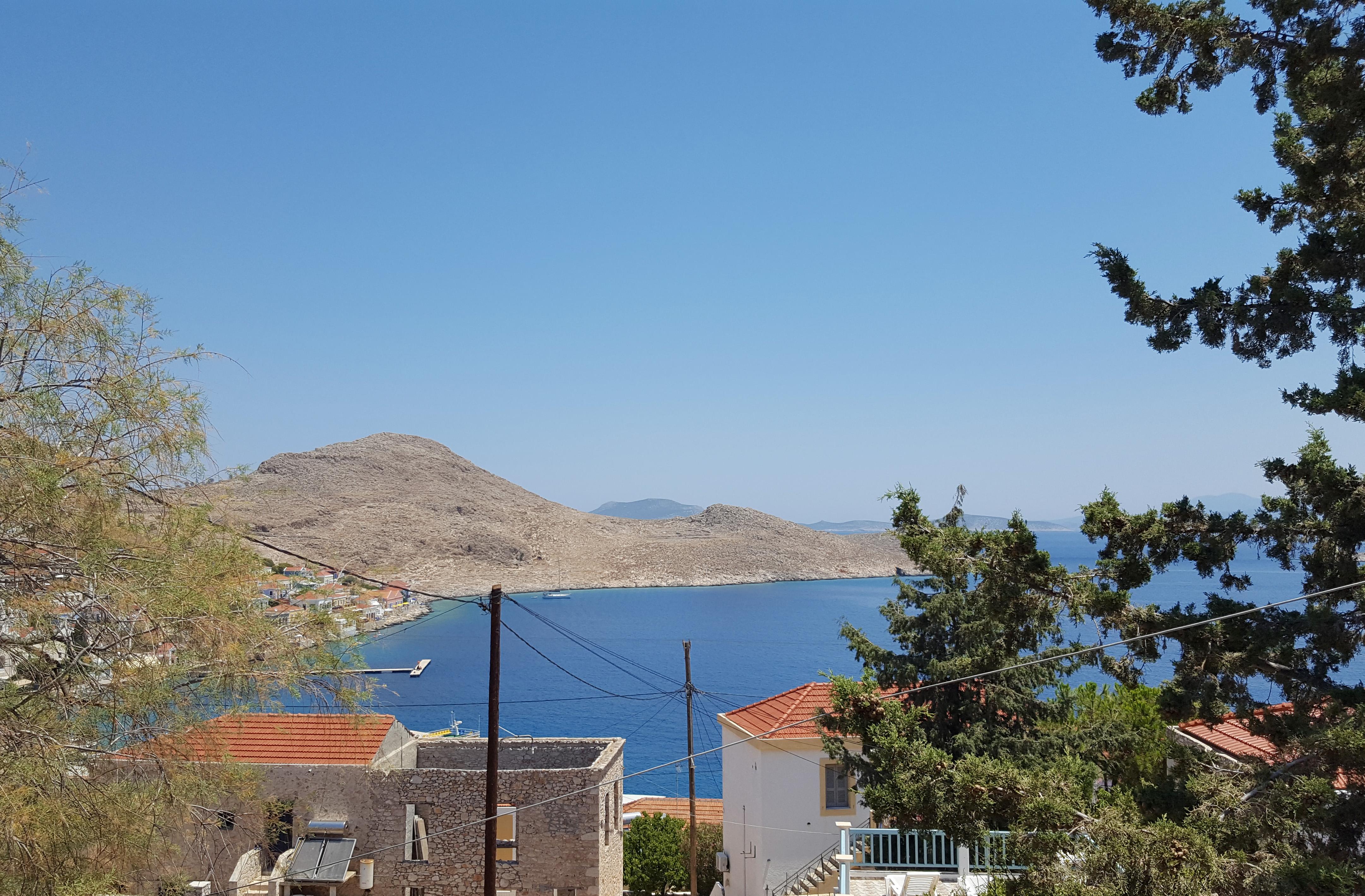 Atlantis Houses Chalki Town Exterior photo