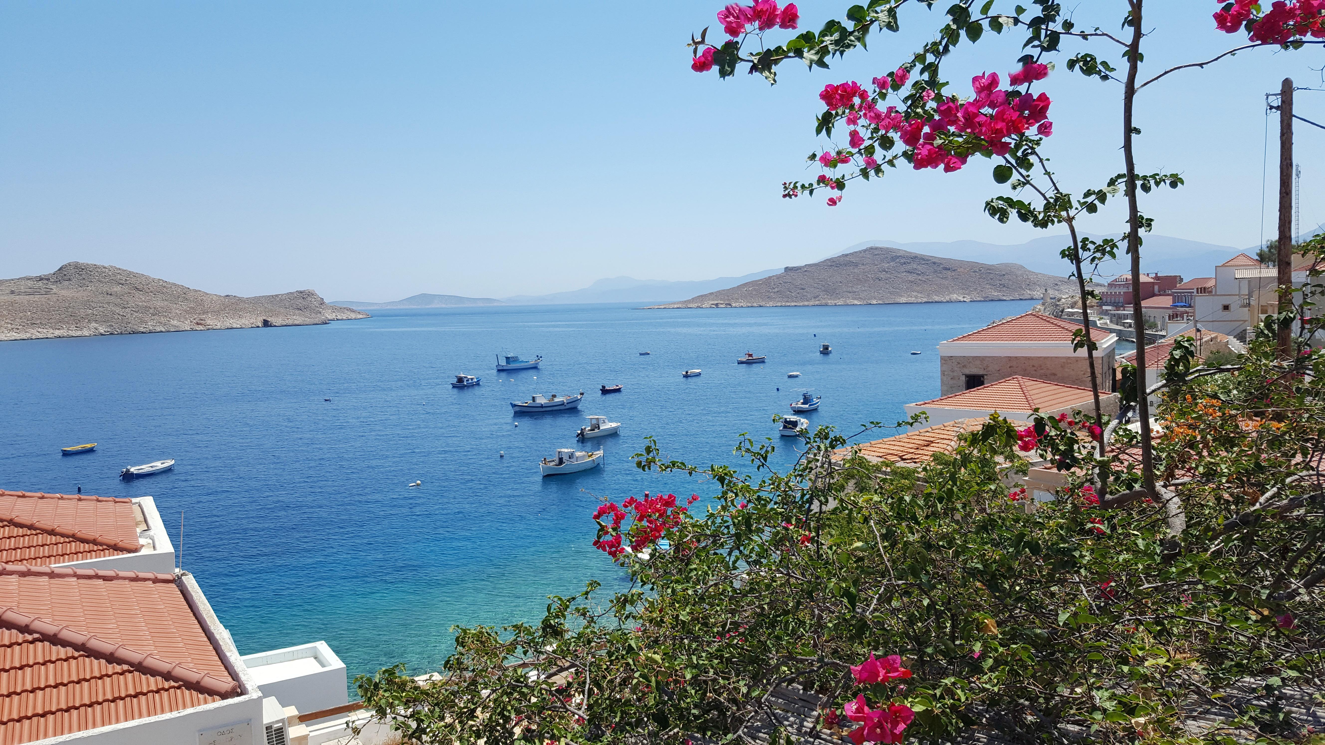 Atlantis Houses Chalki Town Exterior photo