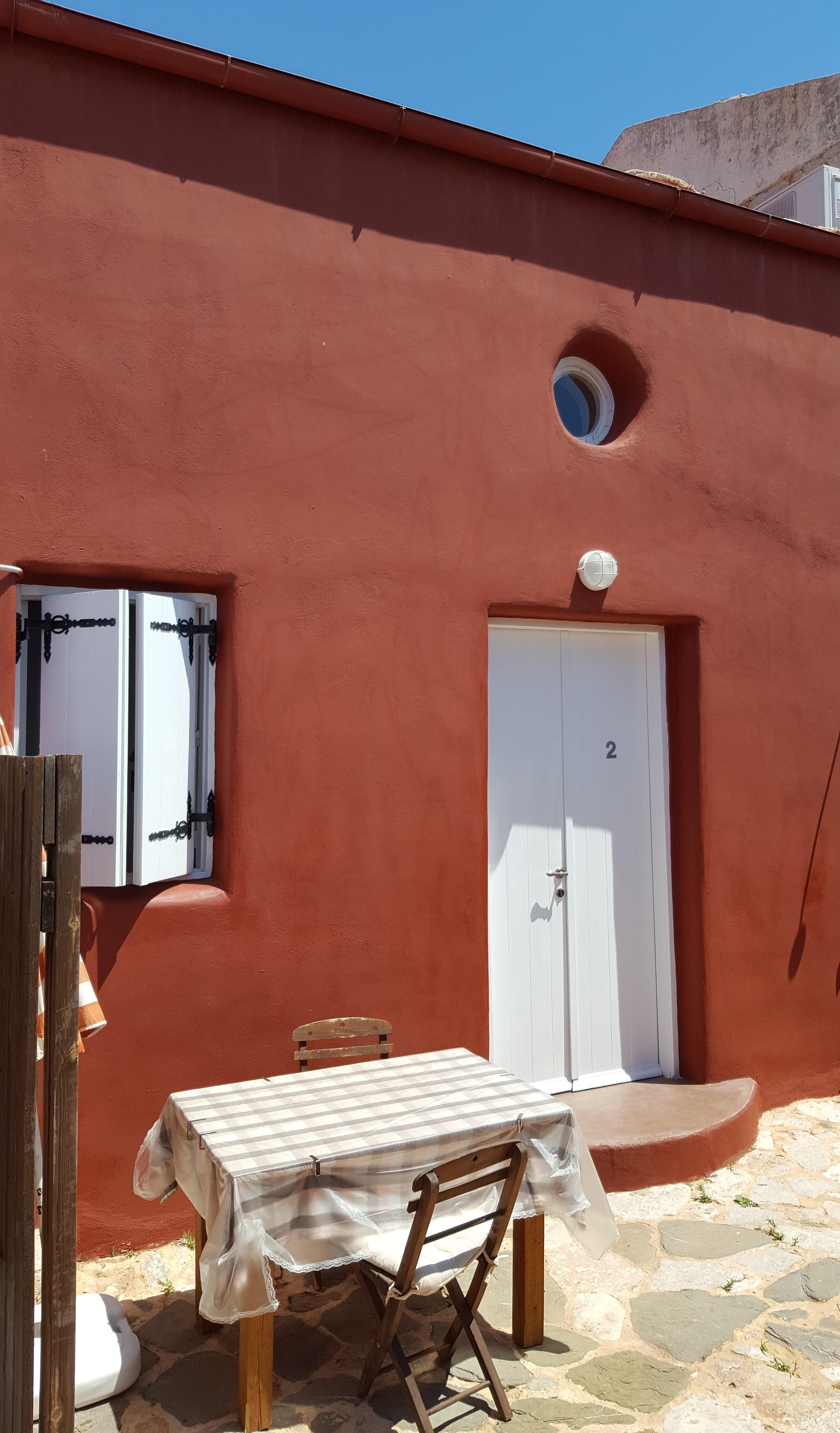 Atlantis Houses Chalki Town Exterior photo